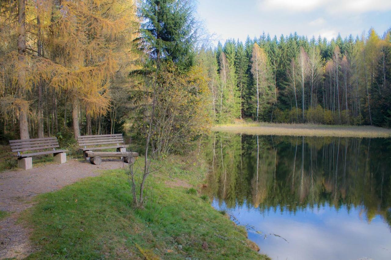 Erzgebirgsidyll Breitenbrunn Ferienwohnung Bagian luar foto
