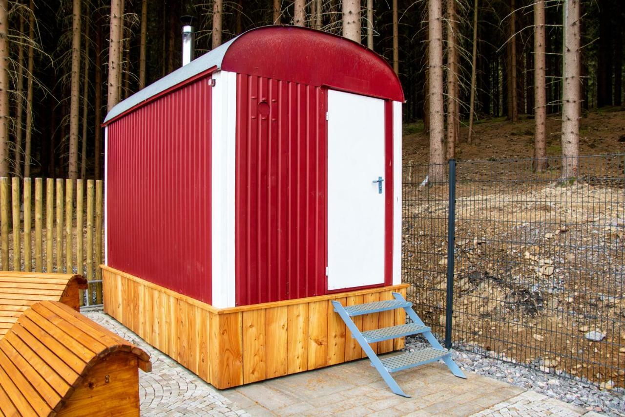 Erzgebirgsidyll Breitenbrunn Ferienwohnung Bagian luar foto